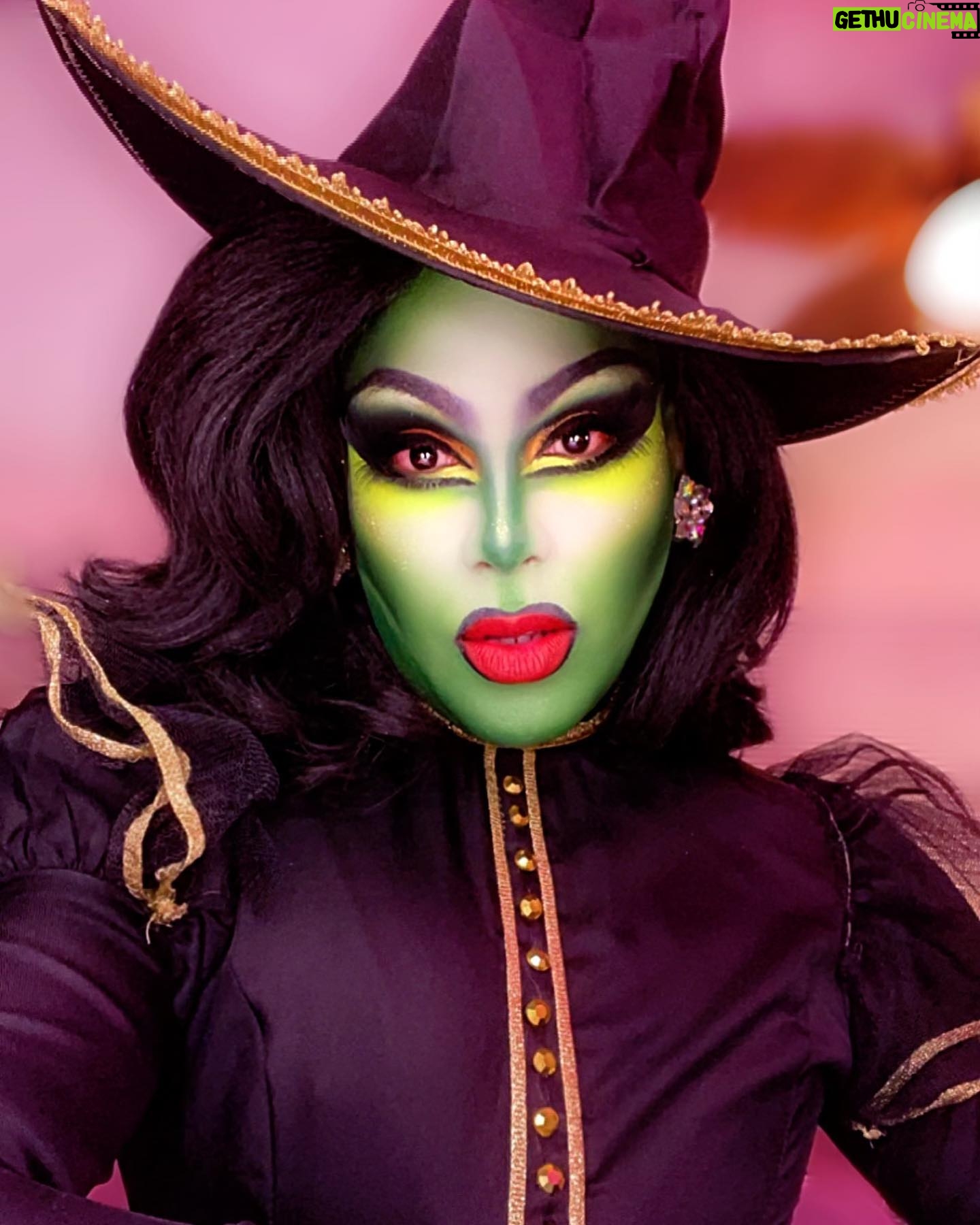 Alexis Mateo - 10K Likes - I had a blast last night at @piranhavegas and I turned green just to bring a little #broadway for the kids! #wicked #halloween #oz