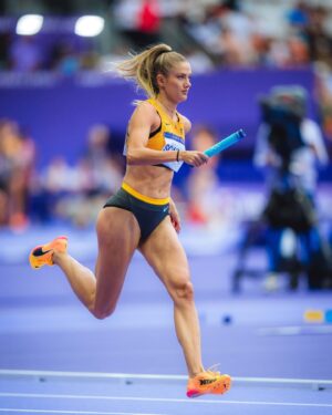 Alica Schmidt Instagram - The Olympics are not just about winning medals. It‘s about being alongside inspiring athletes while competing at the highest level. Showing ambition, celebrating diversity and people no matter who they are and where they are from.
The past weeks were an emotional rollercoaster and I was able to learn a lot. As an athlete I am still not where I want to be and maybe I will never be. But the one thing that is for sure: I will never stop trying and figuring out ways to improve. I love taking you guys with me on this journey and hope to inspire young athletes and show how amazing this sport can be! 
Everyone who knows sport is aware that it takes a village getting there and all athletes can be so proud of themselves for making the team! And to those athletes who didn‘t make it to Paris this year, never stop believing in yourself. It‘s a bumpy road and one day all your hard work will eventually pay off!

📸 @fotorunners.es 
#trackandfield #olympics #paris2024 #roadtoLA2028