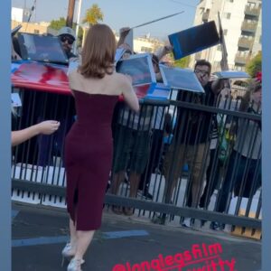 Alicia Witt Instagram - are you still saying your prayers? 
we’re comin’ for you in 3 days 🧟‍♀️ this friday @longlegsfilm comes out in theaters everywhere in the US/UK; europe and the world after that. 🎥🍿 @neonrated 

some glimpses of a night in celebration of this Thing we made. grateful for each and every moment of it. 

while i sit on a plane and process, in costa rica pants and a beat up tank top, ready to go harvest some cucumbers when i land in nashville 😜 - allow me to spill the beans on what i wore and this glam squad who worked their 🪄 ✨

👗 @sergiohudson 
💎 @nini_jewels 
👠 @veerahofficial 
💃 @catpopestylist 
💇‍♀️ @bykileyfitz 
💄 @brittsully 
💅 @nailsbynotcandy 
🪡 @sophiethetailor 

lifelong best friends:
@jenniferkhowell @riazrpatel robert koch 

❤️ 

skin care products by @luxebeauty @arconalosangeles and hair treatment by @zenagenhair 

thank you all for an unforgettable experience. 
and thank you to all the critics and viewers for your words, too. 
i can’t wait to share ruth with you all. 

L O N G L E G S 
7 . 1 2