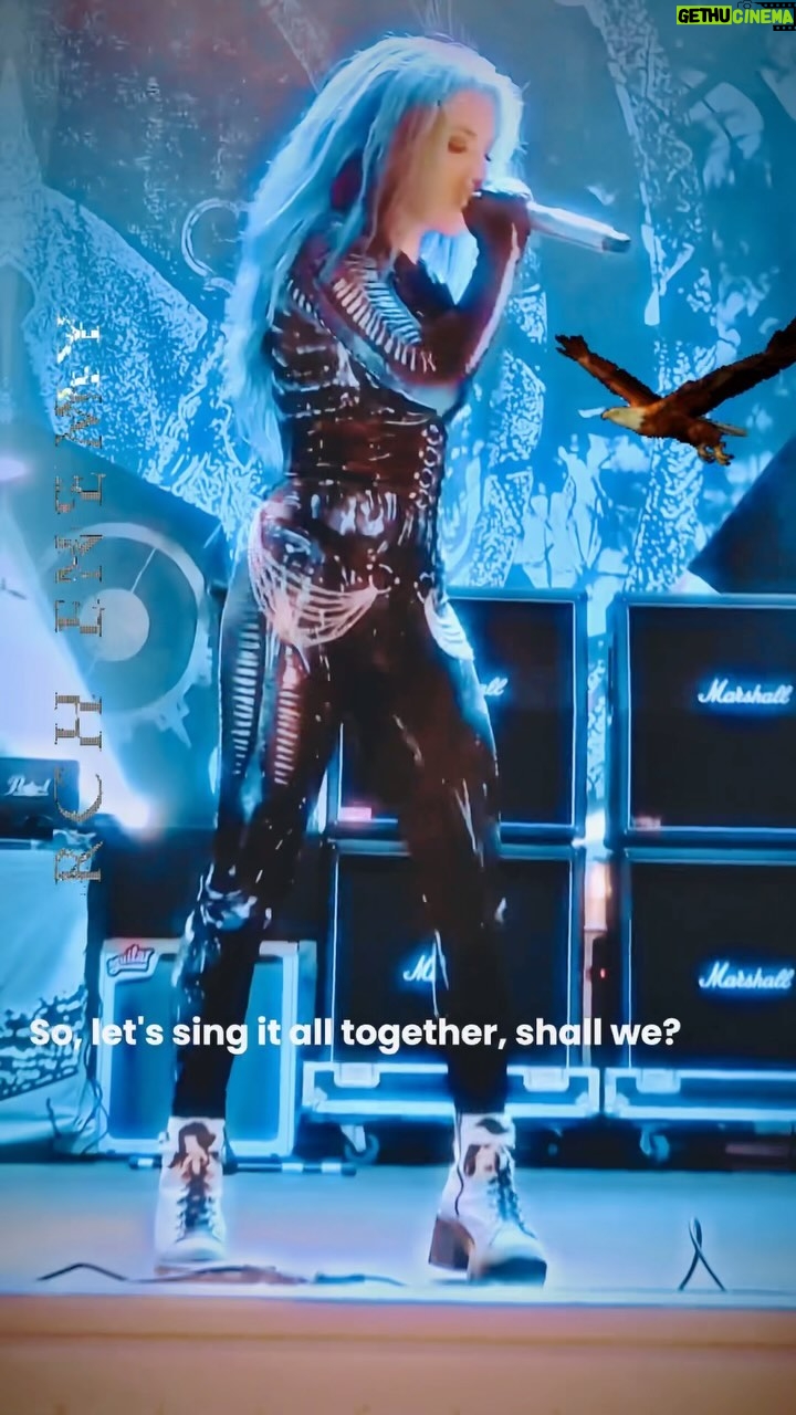 Alissa White-Gluz - 13.8K Likes - Never joined the herd,
Could not adjust well.
Cannot wait to scream our lungs out to this song again in 2024! What is your favourite lyric from The Eagle Flies Alone?
Thanks to @theloriel666 for this front-row footage! 🤘
#archenemy #purefuckingmetal