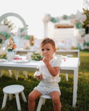 Alketa Vejsiu Instagram - 2 years of baby giggles, endless love, and unforgettable moments. Here's to many more! 🐰🥕