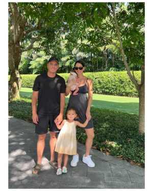 Allison Stokke Instagram - My Family!! Right where I’m supposed to be🫶 Welcome to the crew Nellie