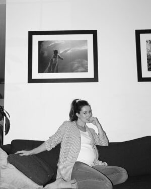 Alona Tal Instagram - In honor of NOT BEING PREGNANT ANYMORE - I wanted to celebrate my last pregnancy one more time with these awesome pics my dear friend @meirshavit took. For @avishagarbel.il @avishagarbel_com maternity line. @lana_makeup_losangeles makeup and hair.