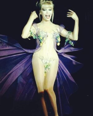 Amanda Lear Instagram - Undressed by Manfred Thierry Mugler..#mugler #sexydress #fashionshow #modeling #