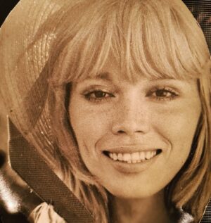 Amanda Lear Instagram - Found this VERY OLD picture of me with my straw hat, taken in Spain when I first met Dali in the 60s...