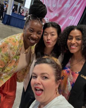 Amber Tamblyn Instagram - These are the moments that will stick with me from the DNC this past week. The ones that made me laugh, took my breath away, brought me to tears, and called me in. For our newsletter, you can read full recaps with exclusive videos and photos from the entire convention. We’re also doing a live zoom tomorrow, Saturday the 24th, at 1pm EST for our paid subscribers to download and discuss all of it. Hit the linktree link in my bio and “DNC recap” to sign up today

📸1: Backstage at the Live Talks Power Summit with our organization @themeteor in collaboration with @emergeamerica clasping hands with my friend, Congresswoman Ayanna Pressley
📸2: Some guy trying to get an autograph, idk
📸3: My sister in showing up, Uzo
📸4: Embracing (literally) Anita Hill
📸5: The one and only Fatima Goss Graves, President of the National Women’s Law Center
📸6: Friends Tarana Burke, Ai-Jen Poo, and Sarah Jones striking a pose
📸7: The shoes of Vermont’s first queer representative who I spoke to on a panel about the dangers of Project 2025, the incredible Rep. Becca Balint
📸8: Just casually me and Wonder Woman on a panel, nbd
📸9: Hotties Liz Plank and Anand Giridharadas 
📸10-12: inside the savvy and very smart Hotties for Harris party
📸13: Members of the Uncommitted Movement gather in a powerful sit-in outside the convention centers demanding the right to be heard and a ceasefire in Gaza
📸14: The Goldberg-Polin family who’s son was kidnapped on October 7th
📸15: Georgia Rep. Lucy McBeth and four others share devistating stories of losing children to gun violence in America
📸16: Michelle Obama’s breathtaking, sobering speech calling on all of us to show up and do something. 
📸17: My friends and colleagues at The Meteor, Cindi Leive and Meredith Shepard
📸18: A historic moment caught in a historic photograph by NYT photographer Todd Heisler: Kamala’s great niece, Amara, taking it all in.