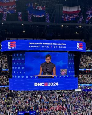 Amber Tamblyn Instagram - These are the moments that will stick with me from the DNC this past week. The ones that made me laugh, took my breath away, brought me to tears, and called me in. For our newsletter, you can read full recaps with exclusive videos and photos from the entire convention. We’re also doing a live zoom tomorrow, Saturday the 24th, at 1pm EST for our paid subscribers to download and discuss all of it. Hit the linktree link in my bio and “DNC recap” to sign up today

📸1: Backstage at the Live Talks Power Summit with our organization @themeteor in collaboration with @emergeamerica clasping hands with my friend, Congresswoman Ayanna Pressley
📸2: Some guy trying to get an autograph, idk
📸3: My sister in showing up, Uzo
📸4: Embracing (literally) Anita Hill
📸5: The one and only Fatima Goss Graves, President of the National Women’s Law Center
📸6: Friends Tarana Burke, Ai-Jen Poo, and Sarah Jones striking a pose
📸7: The shoes of Vermont’s first queer representative who I spoke to on a panel about the dangers of Project 2025, the incredible Rep. Becca Balint
📸8: Just casually me and Wonder Woman on a panel, nbd
📸9: Hotties Liz Plank and Anand Giridharadas 
📸10-12: inside the savvy and very smart Hotties for Harris party
📸13: Members of the Uncommitted Movement gather in a powerful sit-in outside the convention centers demanding the right to be heard and a ceasefire in Gaza
📸14: The Goldberg-Polin family who’s son was kidnapped on October 7th
📸15: Georgia Rep. Lucy McBeth and four others share devistating stories of losing children to gun violence in America
📸16: Michelle Obama’s breathtaking, sobering speech calling on all of us to show up and do something. 
📸17: My friends and colleagues at The Meteor, Cindi Leive and Meredith Shepard
📸18: A historic moment caught in a historic photograph by NYT photographer Todd Heisler: Kamala’s great niece, Amara, taking it all in.