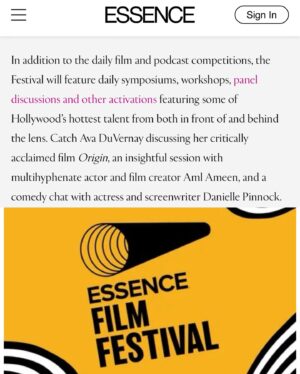 Aml Ameen Instagram - All roads lead to @essence Festival in NOLA. Looking forward to chatting it up with other creatives on a similar journey this Friday. Make sure you reach it’s gonna be fun 😁

S/O to the Legendary, trailblazing @ava look forward to hearing you speak. And the wonderful @bodycourage 🤍
