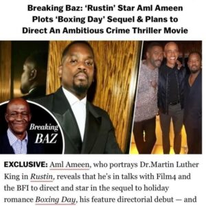 Aml Ameen Instagram - This is my story. At least part of it. And what’s next . 😎💫 @deadline 

A big thank you to @showbaz for this discussion. A premiere interview for me.

Charts my 15 year career in Hollywood. Some great real life moments, like arriving in LA as one the first Brits of my generation to land a 🇺🇸 job. Now it’s often, but back in 2010, it was a big deal.  Growing up with some of my dearest friends illumi, TJ, Jason B, Jay H, Darrell, Rahk.

Living like the Fresh Prince of Bel Air in @francesfisher  pool house 😁  To staying with Kathy Bates during the Harry’s Law years.  Reflecting upon this time, it’s mad I left my home comforts and national notoriety to pursue a goal in a whole other country at 23. Glad I did.

Baz, you’ve really written a love letter about a portion of my life & career. A few moments missing, mainly the great love stories👸🏾, but I’ll save that for my movies 📝✍🏾

Enjoy the swipe.
Link in bio

Big love

AA 👊🏾 🖤

1-13