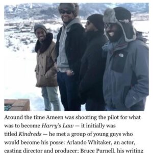 Aml Ameen Instagram - This is my story. At least part of it. And what’s next . 😎💫 @deadline 

A big thank you to @showbaz for this discussion. A premiere interview for me.

Charts my 15 year career in Hollywood. Some great real life moments, like arriving in LA as one the first Brits of my generation to land a 🇺🇸 job. Now it’s often, but back in 2010, it was a big deal.  Growing up with some of my dearest friends illumi, TJ, Jason B, Jay H, Darrell, Rahk.

Living like the Fresh Prince of Bel Air in @francesfisher  pool house 😁  To staying with Kathy Bates during the Harry’s Law years.  Reflecting upon this time, it’s mad I left my home comforts and national notoriety to pursue a goal in a whole other country at 23. Glad I did.

Baz, you’ve really written a love letter about a portion of my life & career. A few moments missing, mainly the great love stories👸🏾, but I’ll save that for my movies 📝✍🏾

Enjoy the swipe.
Link in bio

Big love

AA 👊🏾 🖤

1-13
