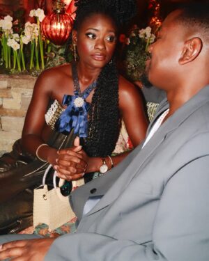 Aml Ameen Instagram - @britishvogue & @tiffanyandco BAFTA After-Party in Annabel’s.

I’ll tell you 🇬🇧 really knows how to show out.

 😮‍💨

113 💫

#SLIDE5