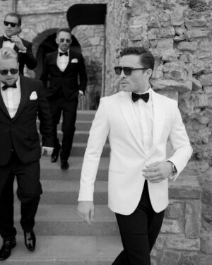 Amy Jackson Instagram - With the sun setting behind us, surrounded by our dearest friends and family, we exchanged our vows in a moment we’ll cherish forever. 
Our dream was to infuse the beauty of our English garden into our special day, and @theblondeflower_ made that vision come alive. The secret garden ceremony you crafted was nothing short of enchanting - it was pure magic.

📷 @corbingurkin