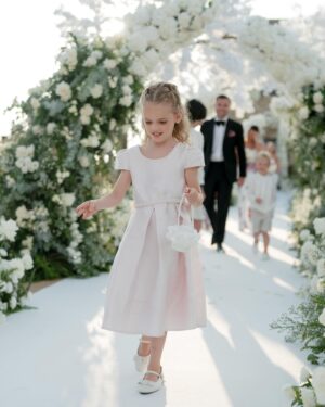 Amy Jackson Instagram - With the sun setting behind us, surrounded by our dearest friends and family, we exchanged our vows in a moment we’ll cherish forever. 
Our dream was to infuse the beauty of our English garden into our special day, and @theblondeflower_ made that vision come alive. The secret garden ceremony you crafted was nothing short of enchanting - it was pure magic.

📷 @corbingurkin