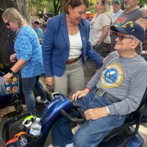 Amy Klobuchar Instagram - I spoke at the MN State Fair Military Appreciation Day program that is held each year to thank and pay tribute to our service members and veterans. Our freedoms were made possible by their sacrifice and it’s on us to honor them today and everyday.