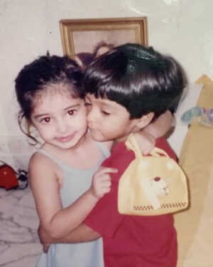 Ananya Panday Instagram - obsessed since day 1 🤭 happy Rakhi Ahaani, you’re so annoyinggggg I love you 🧿