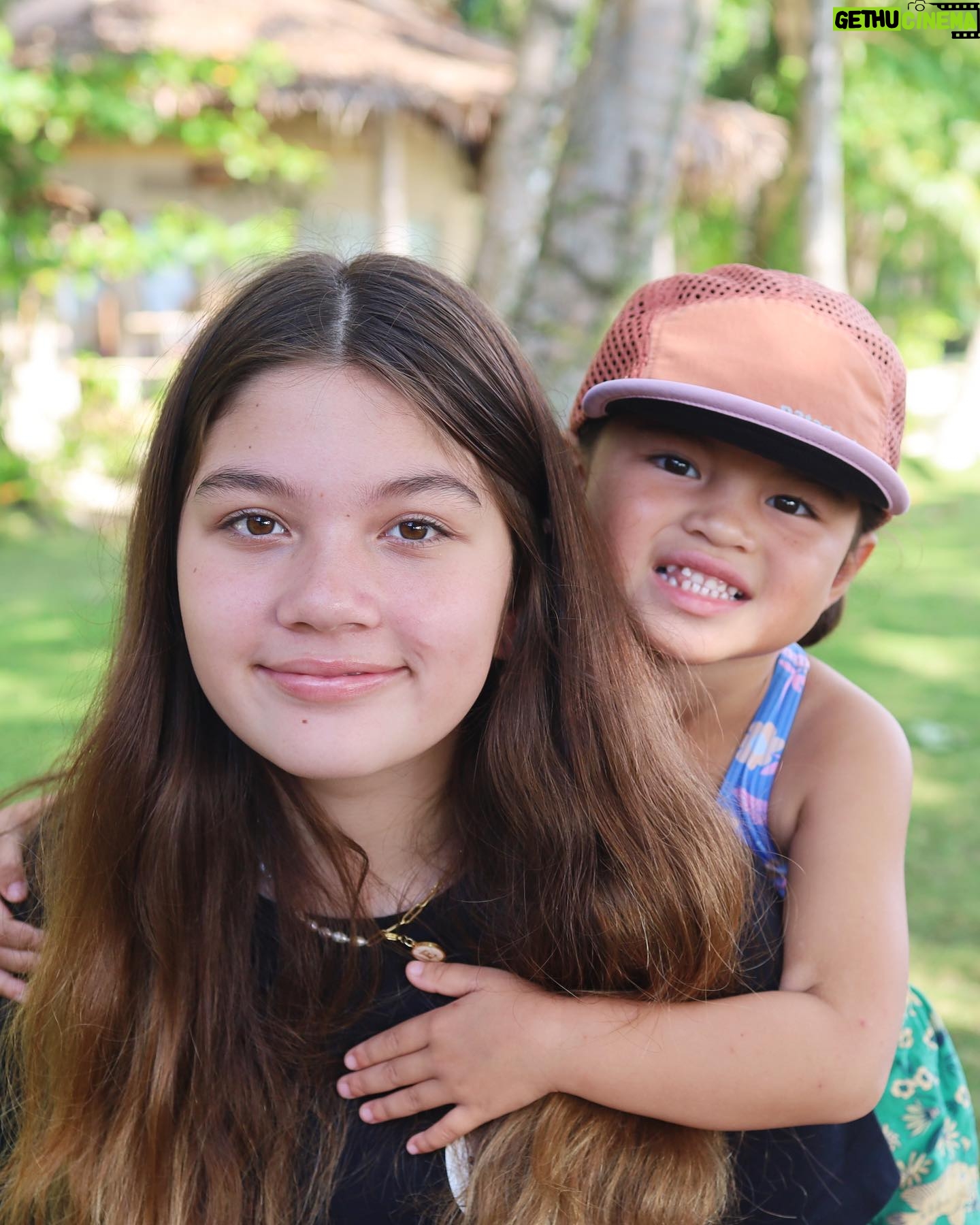 Andi Eigenmann - 156.9K Likes - Too many adorable pics from our Mentawai trip that I'd love to post.🌺 here's probably the most decent photo of all of my 3 kids together.💕