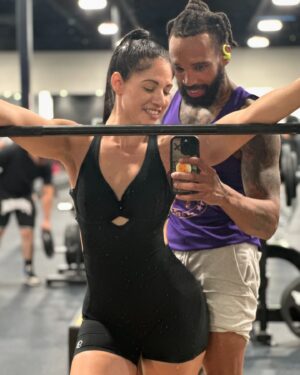 Andre Ewell Instagram - Gym dates 😍 #couplegoals