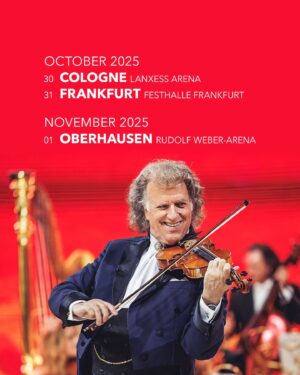 André Rieu Instagram - The Maastricht concerts are about to begin, but in addition we have many more concerts planned in 2024 and 2025. A total of 63 all over the world! And there is more to come! Tickets: andrerieu.com (link in bio)

Where would you like to see André Rieu perform?