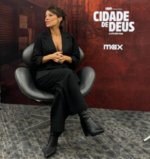 Andréia Horta Instagram - Coletiva de imprensa de Cidade de Deus ❤️‍🔥 @streammaxbr  look @dressto acessórios @exclusiva_oficial por @karenbrusttolin