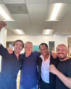 Andrés Mejía Vallejo Instagram - Day 5️⃣ of filming 🎞️! I’m SO happy to announce that I’m in the middle of shooting a project for @dharmannstudios where I play the lead. Us actor work so hard. We pour our life and soul into our craft. And to be able to book a role that you can explore, and develop, is the GREATEST achievement of them all. 🏆 

I’m grateful with @dharmannstudios @dhar.mann for the opportunity to bring to live your stories. And grateful to meet such talented actors with great energy. 

This one is a special one and can’t wait for it to come out!! 🎬🎬🎬 
#actor #la #losangeles #bts #comingsoon #onset #setlife