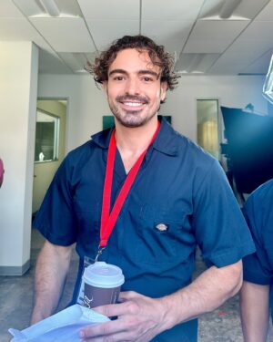 Andrés Mejía Vallejo Instagram - Day 5️⃣ of filming 🎞️! I’m SO happy to announce that I’m in the middle of shooting a project for @dharmannstudios where I play the lead. Us actor work so hard. We pour our life and soul into our craft. And to be able to book a role that you can explore, and develop, is the GREATEST achievement of them all. 🏆 

I’m grateful with @dharmannstudios @dhar.mann for the opportunity to bring to live your stories. And grateful to meet such talented actors with great energy. 

This one is a special one and can’t wait for it to come out!! 🎬🎬🎬 
#actor #la #losangeles #bts #comingsoon #onset #setlife