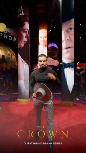 Andrés Mejía Vallejo Instagram - Great event for @netflix @thecrownnetflix #LA #LosAngeles 🎬🤴🏻