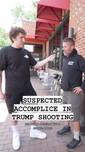 Andrew Callaghan Instagram - Met a suspected accomplice in the Trump Assassination attempt