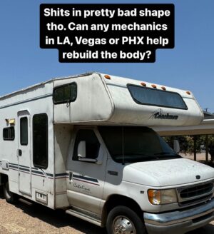 Andrew Callaghan Instagram - Today is a good day. God is good and we will soon be back on the road. However, I need some help refurbishing and fixing up this thing. Can someone help? If u good mechanic, please email andrew@channel5.news