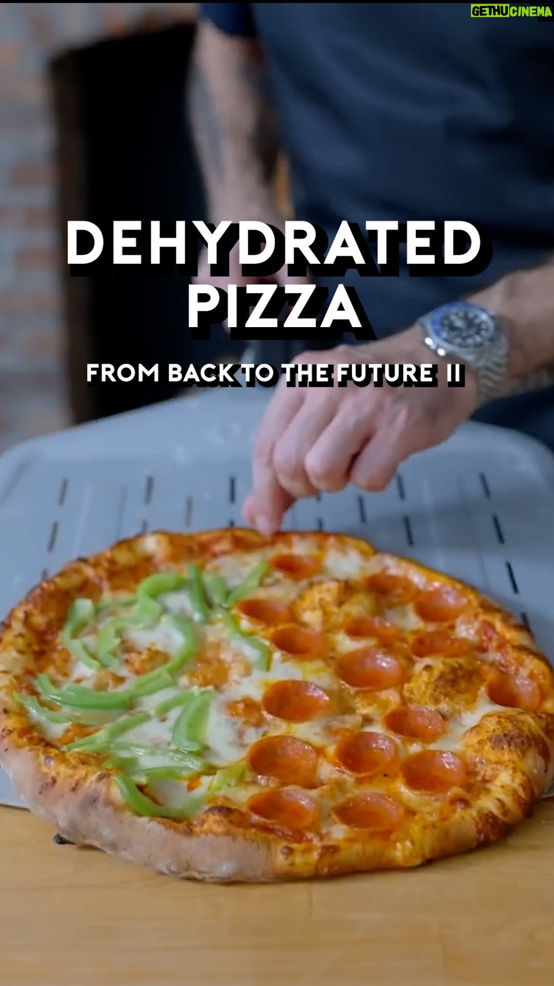 Andrew Rea - 10.8K Likes - Oh boy, Andrew, you sure can hydrate a pizza! We recreated the rehydrated pizza from Back to the Future II. Check out the full episode on YT!