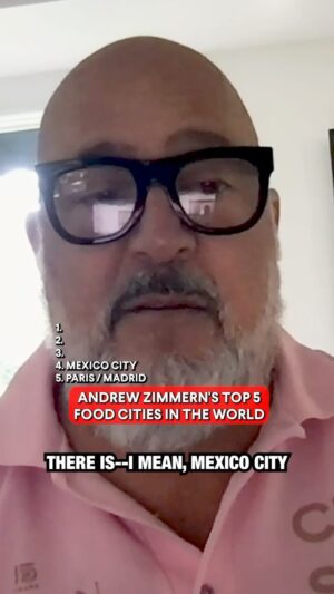 Andrew Zimmern Instagram - Highly debated! Out today! Everywhere @chefaz #top5 #foodie cities in the world 4 pm EST #andrewzimmern in collab w @eatthisdrinkthat too!