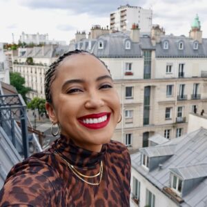 Andy Allo Instagram - From Paris with ❤️ 

#bisous #summervibes #parissummer #paris #makeupbyme #redlip #vacationbraids