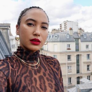 Andy Allo Instagram - From Paris with ❤️ 

#bisous #summervibes #parissummer #paris #makeupbyme #redlip #vacationbraids