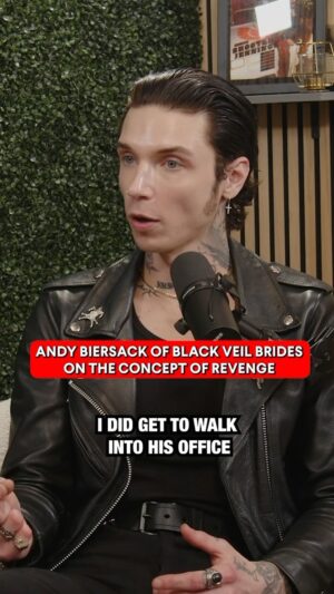Andy Biersack Instagram - Dropping on @youtube tomorrow! And @spotify Sunday @andyblack @blackveilbrides on the concept of revenge! #sweeneytodd #bleeders #blackveilbrides @spinmag #andyblack #andybiersack