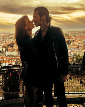 Andy Biersack Instagram - Heart and Soul🖤
Happy 8 Years to my world @lilithczar
“With you I don’t hear the minutes ticking by
I don’t feel the hours as they fly
I don’t see the summer as it wanes
Just a subtle change of light upon your face”