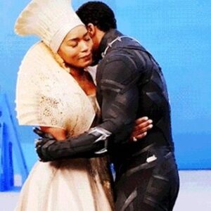 Angela Bassett Instagram - “It was meant to be for Chadwick and me to be connected, for us to be family. But what many don’t know is our story began long before his historic turn as Black Panther. During the premiere party for Black Panther, Chadwick reminded me of something. He whispered that when I received my honorary degree from Howard University, his alma mater, he was the student assigned to escort me that day. And here we were, years later as friends and colleagues, enjoying the most glorious night ever! We’d spent weeks prepping, working, sitting next to each other every morning in makeup chairs, preparing for the day together as mother and son. I am honored that we enjoyed that full circle experience. This young man’s dedication was awe-inspiring, his smile contagious, his talent unreal. So I pay tribute to a beautiful spirit, a consummate artist, a soulful brother...”thou aren’t not dead but flown afar...”. All you possessed, Chadwick, you freely gave. Rest now, sweet prince.” #WakandaForever