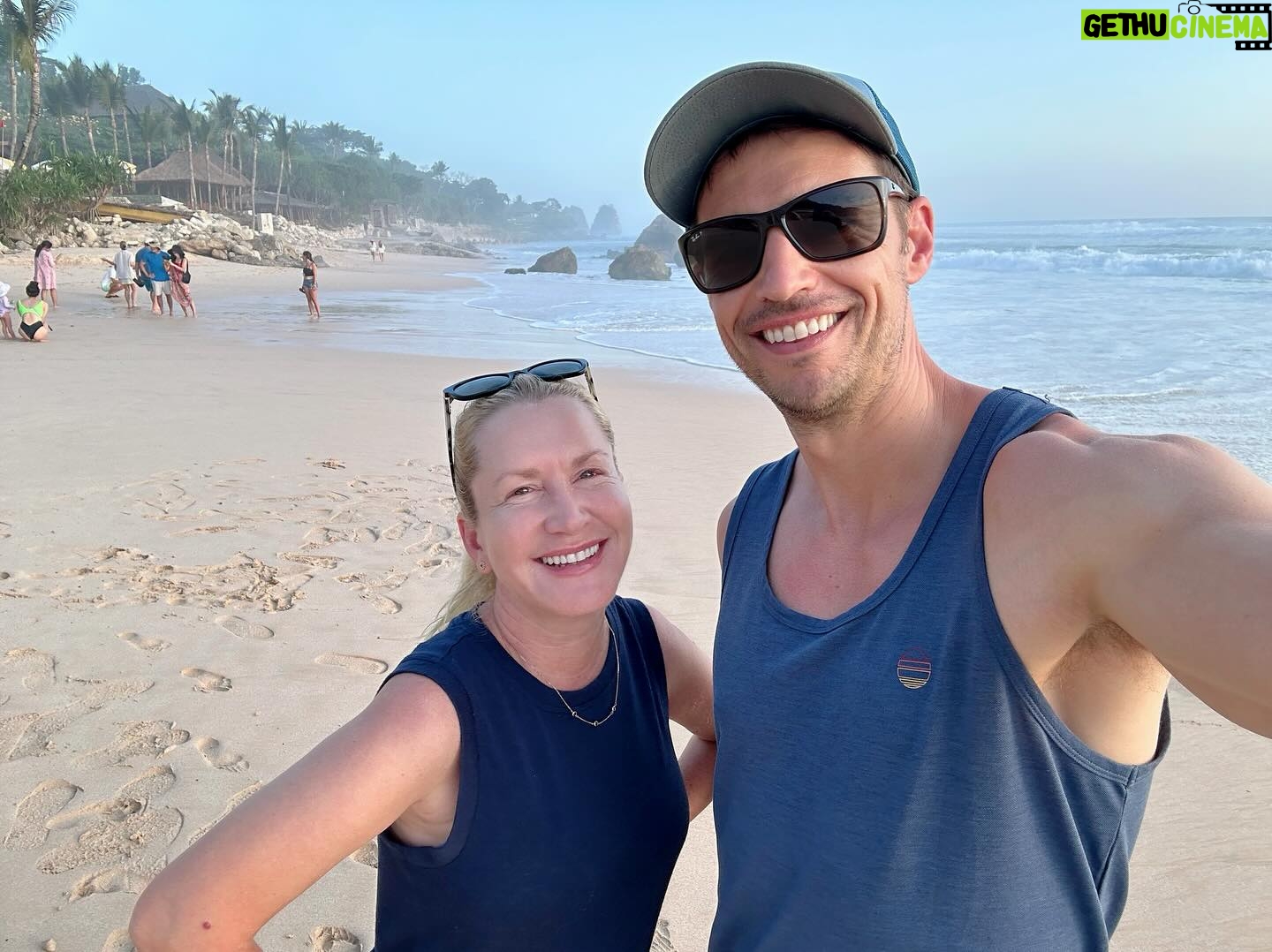 Angela Kinsey - 84.1K Likes - I moved to Indonesia when I was two and lived there until I was fourteen. I loved living there and have always wanted to go back with my own family and I’m so thankful we finally got to go! I was pretty emotional when we landed. So many memories of my childhood, so many of which included my Dad. I wish we could have stayed longer but I’ll just have to go back! Here are some photos from our first stop… Sumba Island. 1. Our first day at @nihi . Such a beautiful place. Terima kasih to Doris and Maxy and all the folks there for taking such good care of us! We loved getting to know you all! 2. A vehicle that comes with coconut cup holders, yes please! 3. Evening walk at Nio Beach with my fella. 4. Oh hello… 🐉. 5. My favorite Kerupuk & Nasi Goreng! 6. Rua Beach. 7. Loved that we all watched the sunsets together! 8. Amazing pink bougainvillea (How did they shape it like this? I loved it! I think I took a picture of it every day. ) 9. Favorite hiking buddy. This was an hour and half trek so you know I got my steps in that day! 10. The color of the ocean is so beautiful. 11. Dad & me in Indonesia in the 70’s! 🩷 More of our trip in my next post. I took so many pictures!