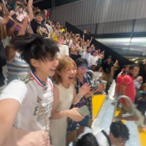 Angela Yuen Instagram - 細個完全無「奧運係可以現場睇」呢個概念
所以真係開心到心臟都頂唔緊 🥹
