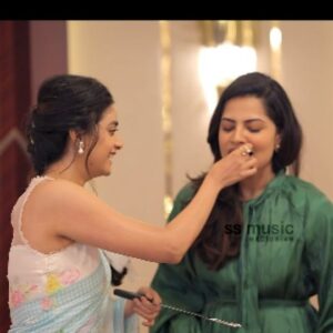 Angelin B Instagram - 25th Episode of - "The SS Podcast with Angelina"
Thank you @keerthysureshofficial for making it special 🥰😘😘
Thanks to the entire SS music team, glad we made it till here. 
More to come our way ❤🧿🧿🧿
If you haven't watched it yet, check my bio for the video link 🙌
@ssmusicofficial 

#angelin #anchorangelin #vjangelin #trendingreel #keerthysuresh #ssmusic