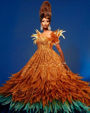 Angeria Paris VanMicheals Instagram - I DID IT!!!! I won @rupaulsdragrace Allstars 9 and I’m officially in the Drag Race Hall of Fame!! This journey has been absolutely incredible!! Thank you to everyone for the calls, texts, posts, stories and messages!! I’m so grateful 🥹 I hope y’all are ready for the reign of the Southern Belle because it’s about to be sickening!!! And I ain’t lying 😌

Dress: @uneekbyanthony 
Hair: @londonwest_1 
Photos: @ericrichardmagnussen