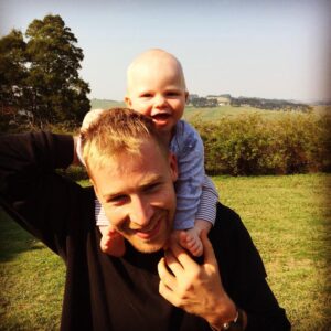 Angus McLaren Instagram - Introducing my brand new debut nephew Rumi!
This little legend and I had great day taking it in turns carrying each other around and going on adventures all over the farm🌅😉
#goodtobehome