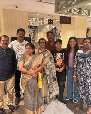 Ankita Bhattacharyya Instagram - Family Time in ITC ❤️❤️
Outfit - @youstafashion