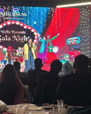 Ankita Shrivastav Instagram - Birthday on stage❤️did a corporate show! Next day did a show for the top 70 IIT JEE toppers of 2024. The same birthday week did the first my auditorium show in Mumbai. When I was about to perform for the IIT JEE toppers, I kept wishing what would I not give to be a ranker, to be on the other side of the stage. But this side of the stage felt equally calming. So without delving into my IIT JEE rank 🙈I feel this life is a blessing because of you all.  I guess I did okay. I guess this life is a prayer. ❤️