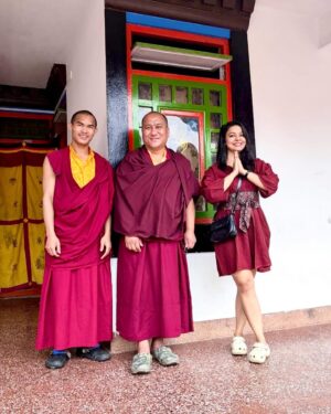 Ankita Shrivastav Instagram - Little red riding hood
Met a few monks 
They asked her to breathe in
She accidentally breathed out
They told her of the middle path
She couldn't get the math of it right
They asked her to keep it mild
She said 
She’s ready to greet 
The wild ❤️✨

- Ankita