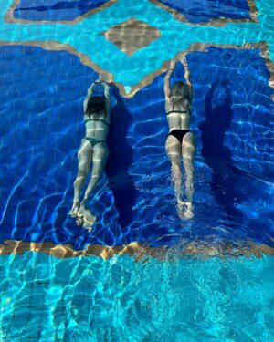Anna Gasser Instagram - Austrian Summer so far 🦋🐬💙
