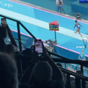Anna Gasser Instagram - Sister Trip to Paris the watch the 🐐 @simonebiles do her thing at the @olympics . 🥰  thanks so much @redbullaustria and @olympic_team_austria for making this dream come true