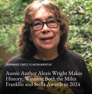 Annabel Crabb Instagram - Just taking a second to reflect on this feat - one person winning the @thestellaprize and @milesfranklinliteraryaward in quick succession, with a book that took ten years to write. Quick and slow. Alexis Wright’s contribution to Australian literature is obviously staggering but the thing that I have always found unique in her writing is the way it trains you as a reader (esp as a non Indigenous reader) to think about time in a different way. When I read her I can feel my brain rustily squealing and protesting and trying to reassert the orthodoxies of time to which I’m accustomed, but after that din dies off you start to get what she’s teaching you which is a kind of deep listening. An incredible and generous thing to be able to do. How lucky we are to have her. And congratulations of course.