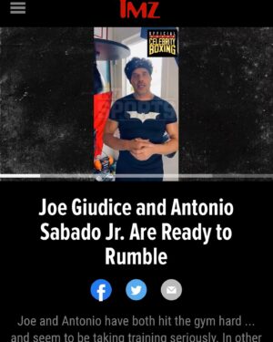 Antonio Sabàto, Jr. Instagram - All over @tmz_tv about 
Real Housewives star @joe.giudice is set to face Model and TV Star @antoniosabatojr December 7 with Celebrity referee WWE legend @therealkurtangle in the Bahamas to find out how to be apart of this event 
contact @damonfeldmanofficial 
Ceo@officialcelebrityboxing.com

@theburntcoffeecompany