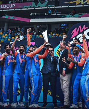 Anushka Sharma Instagram - Our daughter’s biggest concern was if all the players had someone to hug them after she saw them cry on tv….. Yes, My darling, they were hugged by 1.5 billion people ❤️ What a phenomenal victory and what a legendary achievement!! CHAMPIONS - CONGRATULATIONS!! 🇮🇳💙