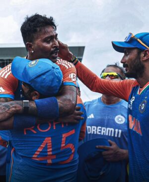 Anushka Sharma Instagram - Our daughter’s biggest concern was if all the players had someone to hug them after she saw them cry on tv….. Yes, My darling, they were hugged by 1.5 billion people ❤️ What a phenomenal victory and what a legendary achievement!! CHAMPIONS - CONGRATULATIONS!! 🇮🇳💙