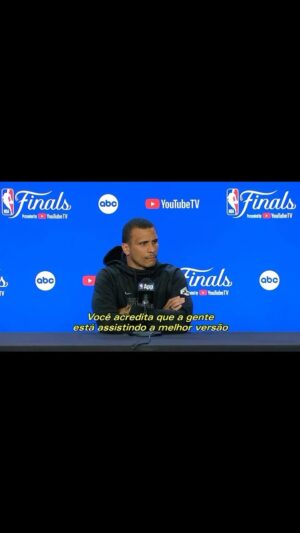 Ari Aguiar Instagram - Esse foi um grande momento. Bate papo com o joe mazzula. Fui pego completamente de surpresa. Mas foi demais. #nbafinals #nbanaespn #nbafinalsnaespn